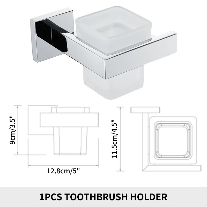 

Матовый золотой подстаканник для зубной щетки со стеклянной чашкой Настенный держатель стакана из нержавеющей стали 304 Аксессуары для ванной комнаты Матовый черный хромированный Матовый никель Бесплатная доставка