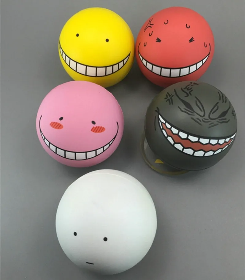 

6cm soft PU Korosensei Squishy Toy anti press kids model