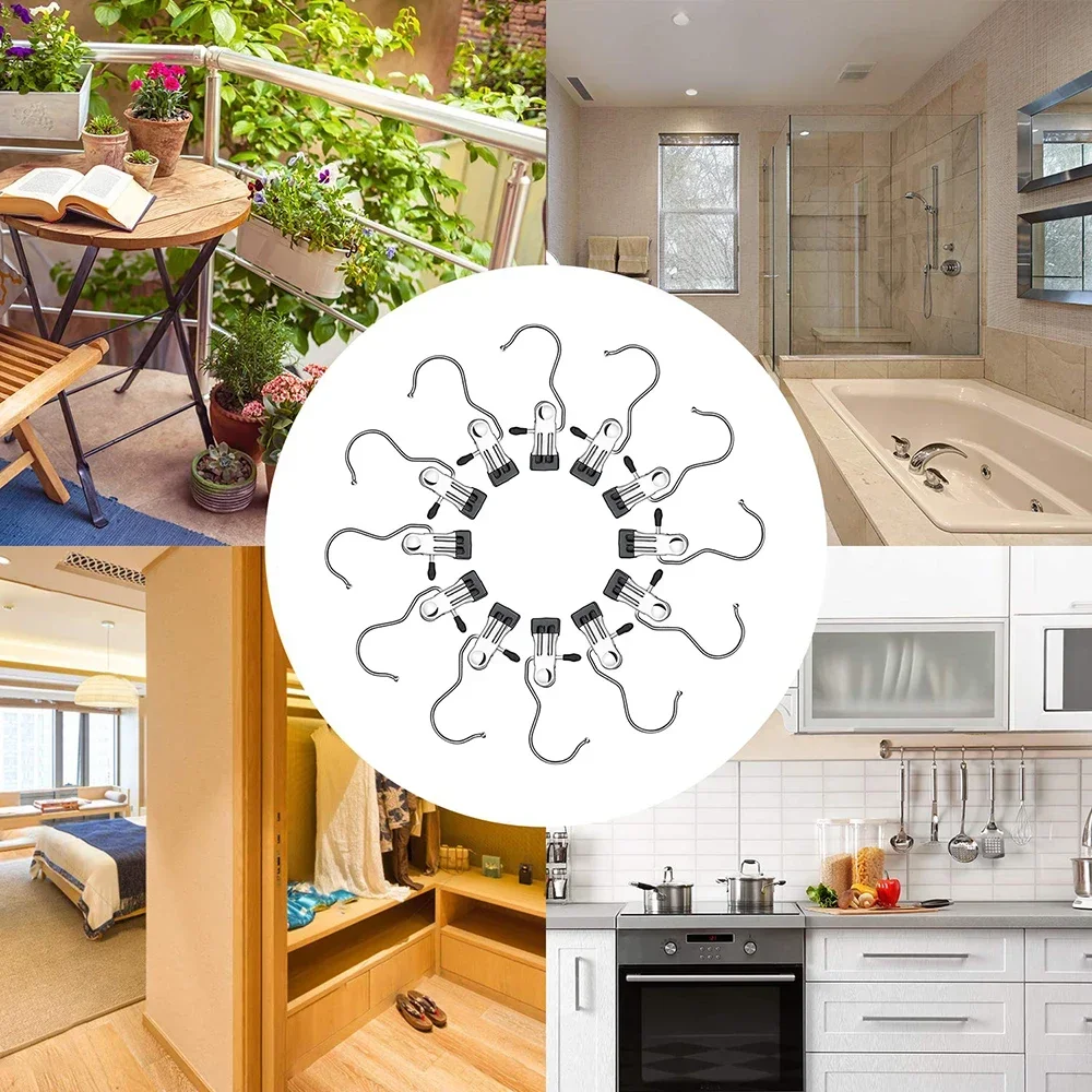 Roestvrijstalen Huishoudelijke случайные шлаковые стойки Wasserij Haak клипсы Laarzen Gordijnen Droogrek