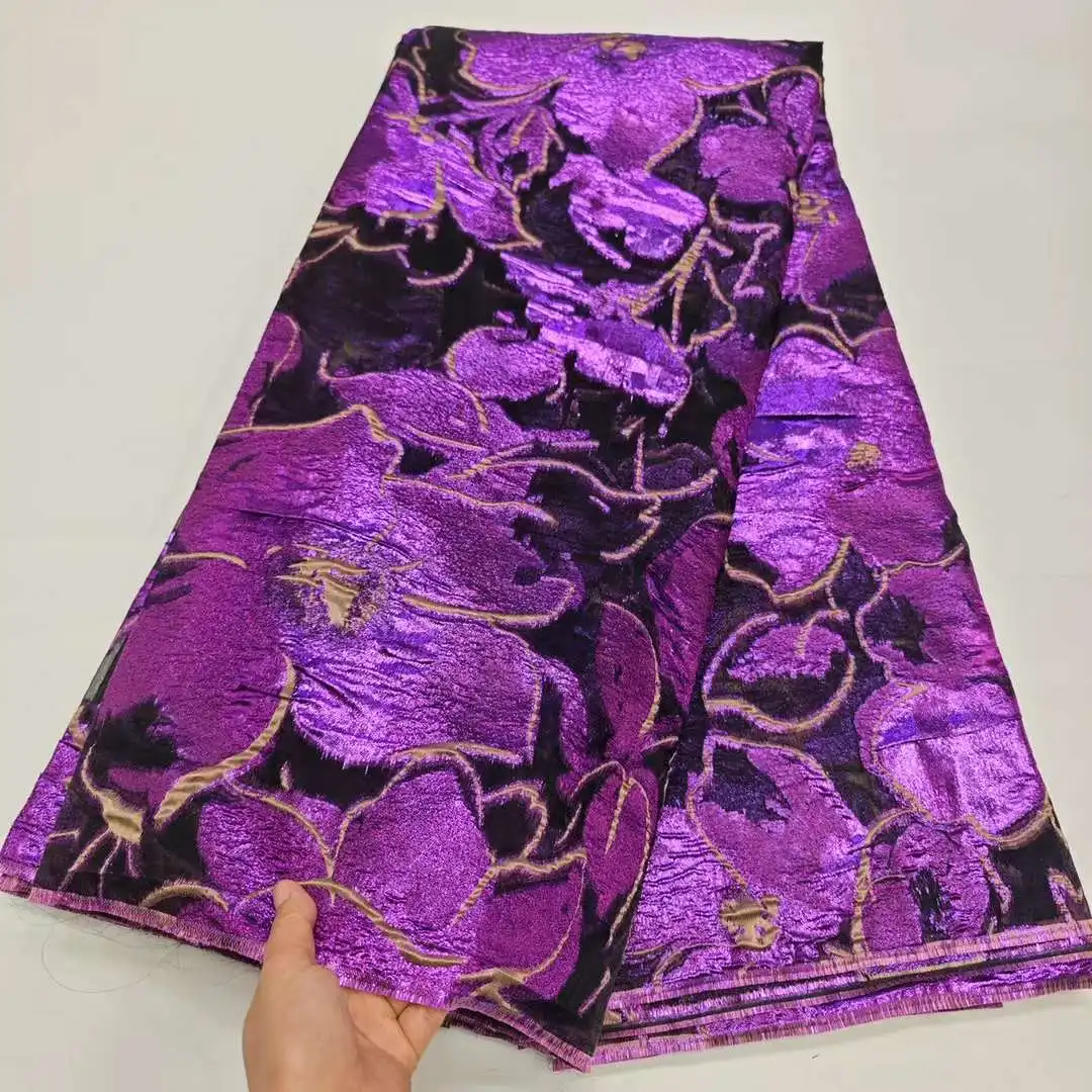 Французская парчовая кружевная ткань из органзы 2024 Высококачественная