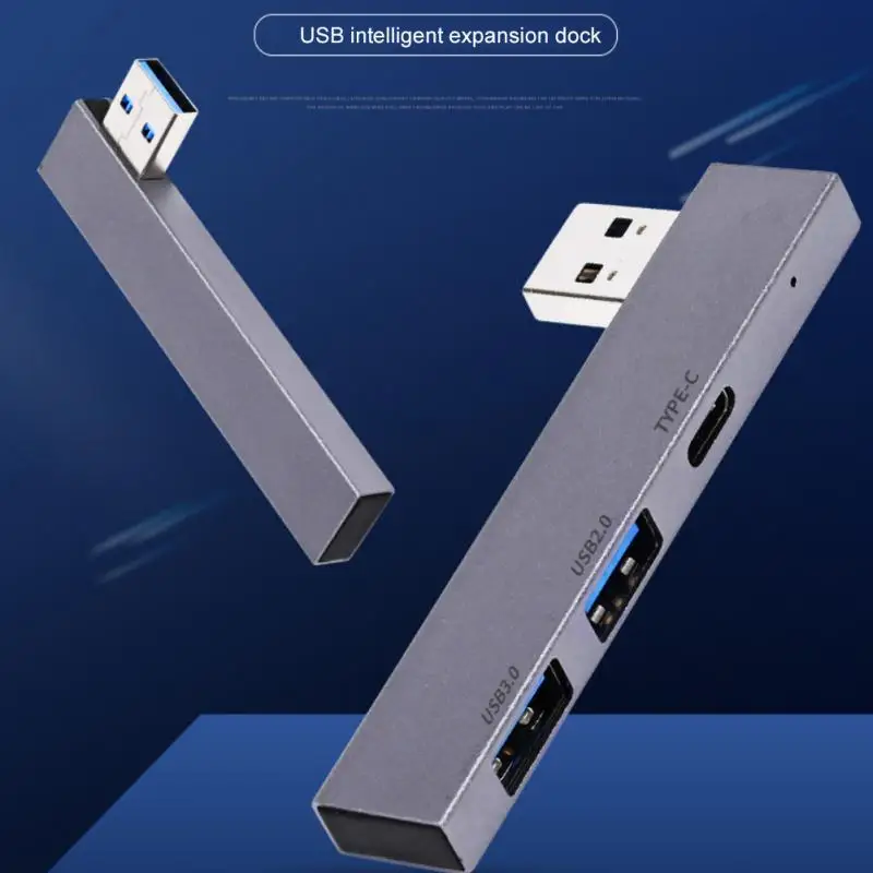 

Разветвитель Usb/Type C для ноутбука, 3 порта, 3,0 дюйма, 2,0 дюйма
