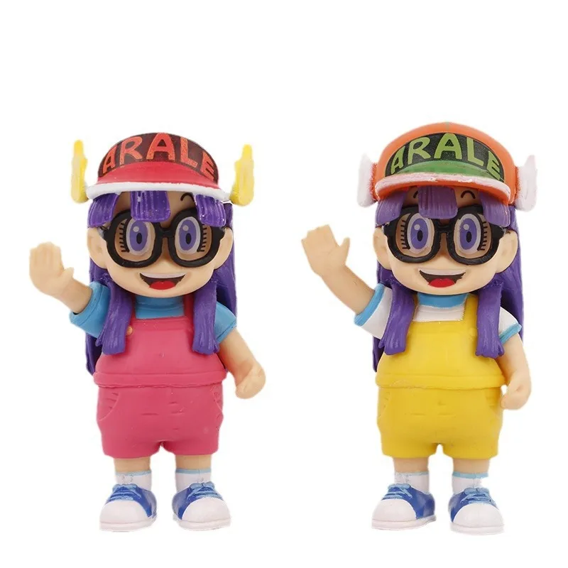 Доктор Сламп 6 шт. Arale Poo-poo Cloud ПВХ статуя фигурка стол Коллекционная модель