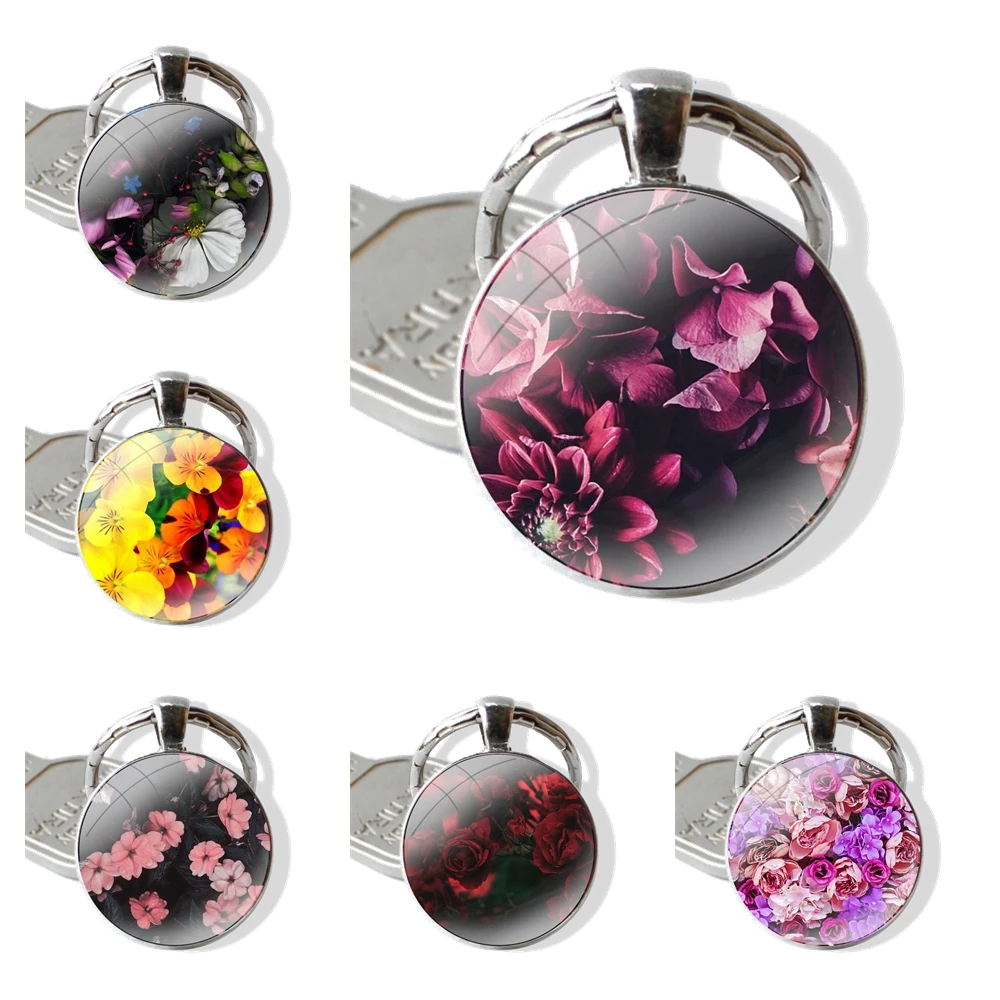 

Мультяшный креативный модный дизайн подвеска автомобильный брелок ручной работы стеклянный кабошон брелок все виды цветов