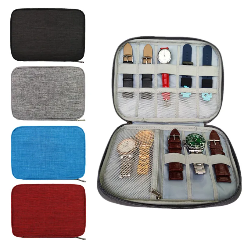 

For Travel Watchband Storage Bag Travel Pouch Strap Boxes Multifunction Watch Strap Organizer Box Watchband Storage Case
