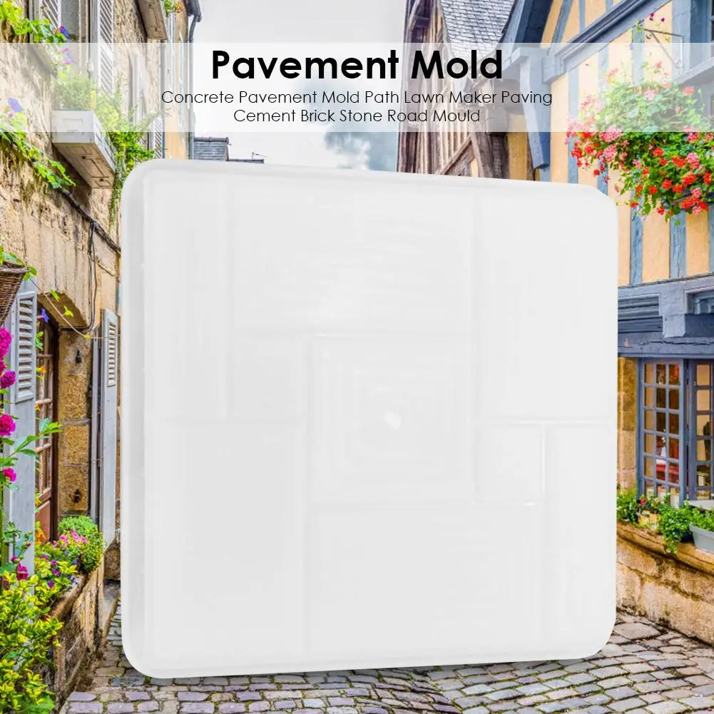 

5/10pcs Garden Walk Pavement Mold DIY Manually Paving Cement Brick Stone Road Concrete Molds Path Maker Reusable DIY Manually