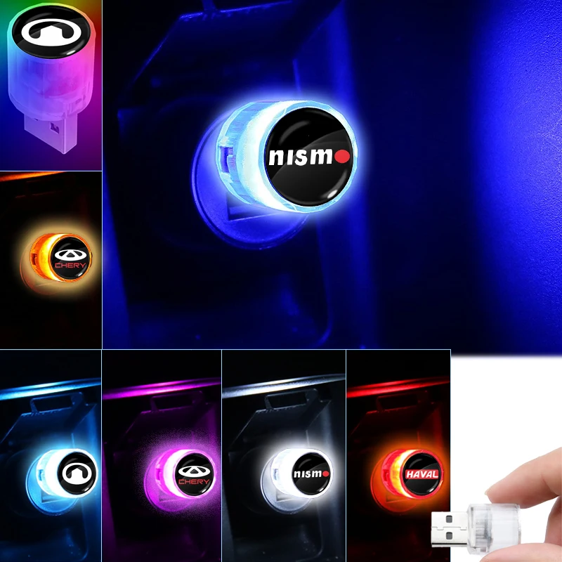 Автомобильный USB светодиодный окружающий свет внутреннее освещение