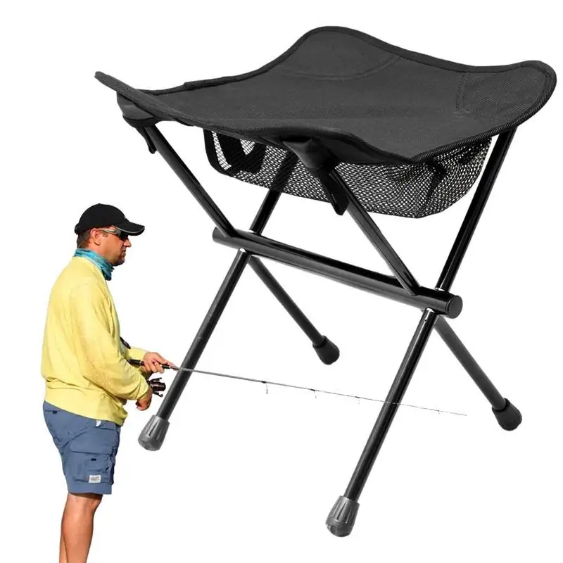

Portable Stool Mini Travel Stool Fishing Stool With Storage Pocket Camping Foot Stool Backpacking Stool For Outdoor Walking