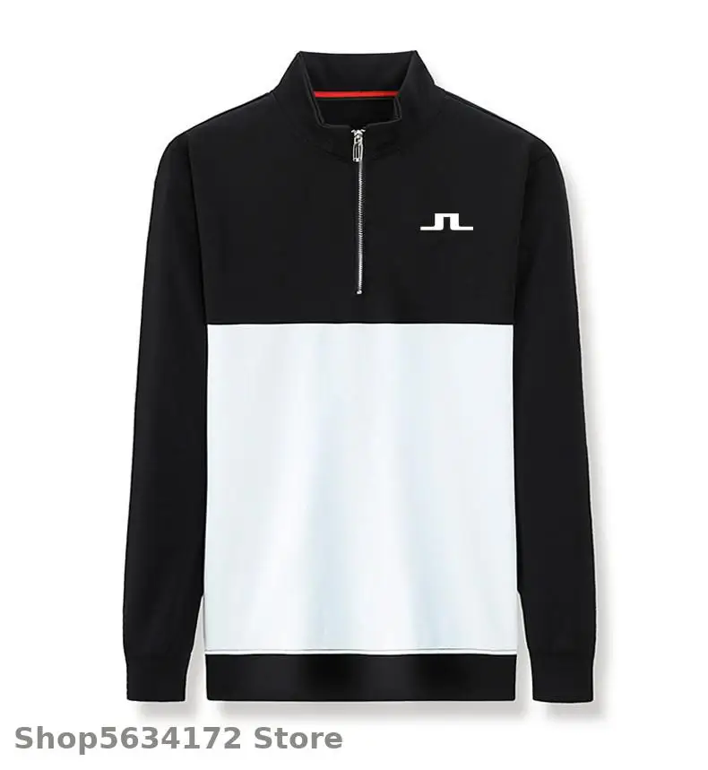

New Golf Wear Men Clothing Polo Shirts Autumn and winter Long Sleeve Quick Drying T-shirt Outdoor Sports Breathable riding polo