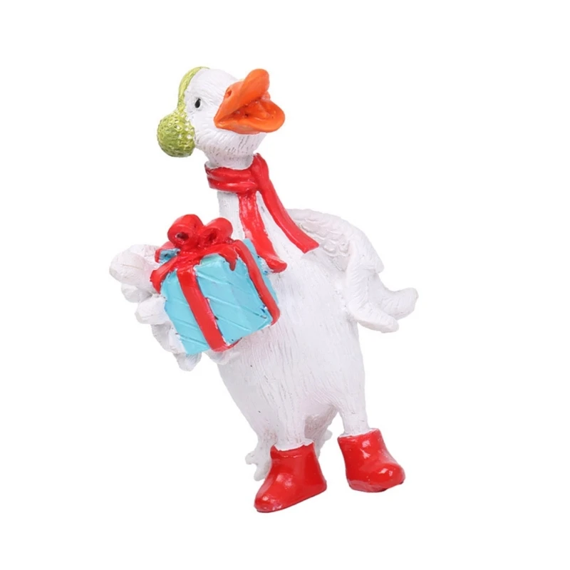 Рождественские смолы фигурки уток с героями мультфильмов орнамент фестиваль