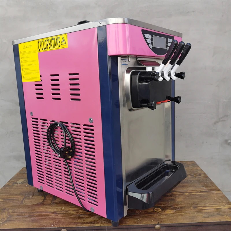 

Hard Ice Cream Machine Commercial Automatic 22-26L/H Ice Cream Machine Desktop Spherical Ice Cream Machine