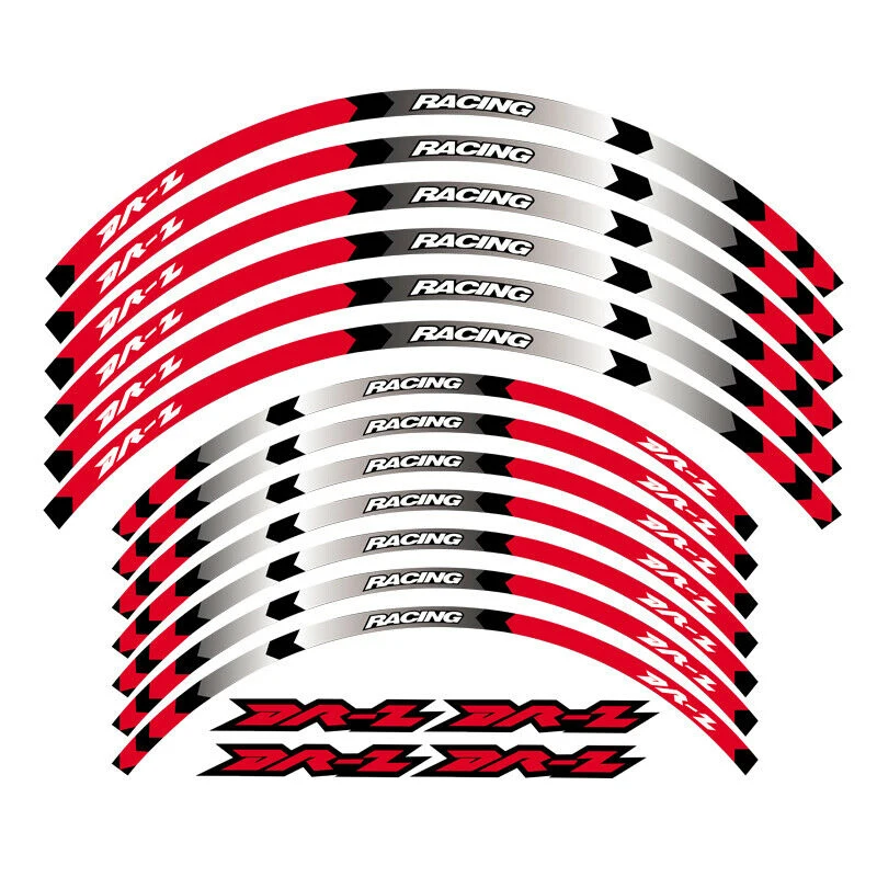 FOR SUZUKI DRZ 400 400S 400E 2000-2021 &quot18 &quot21 Motorcycle Accessories WHEEL STICKERS | Decals &amp Stickers