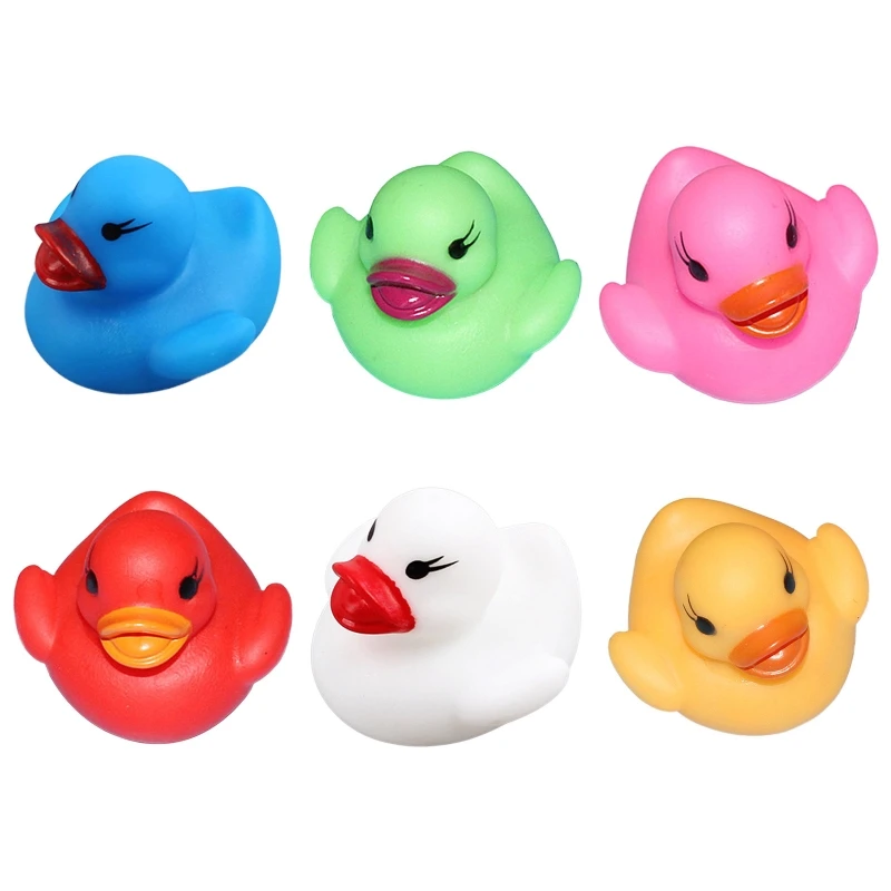 

HX5D LED Duck Toy Bath Shower Swim Duck Toy for Kiddie Toddler Boy Girl Parent-Child Interactive Swimming Pool Activity Gift