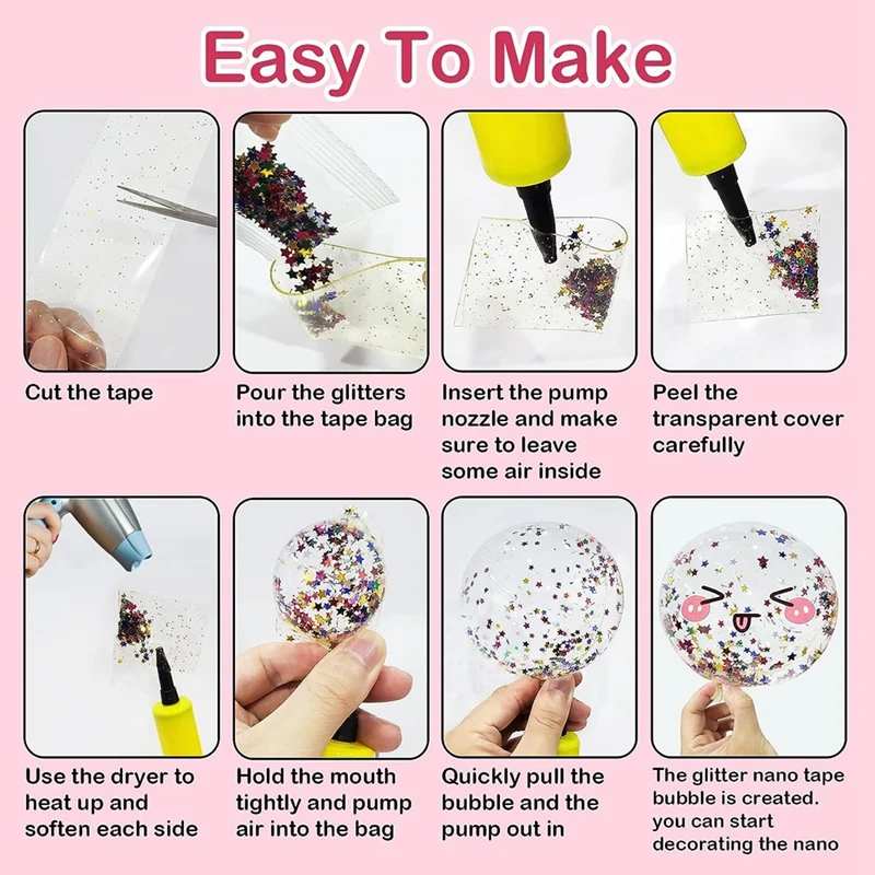 Выдувная пузырчатая лента для изготовления игрушек своими руками многоразовая