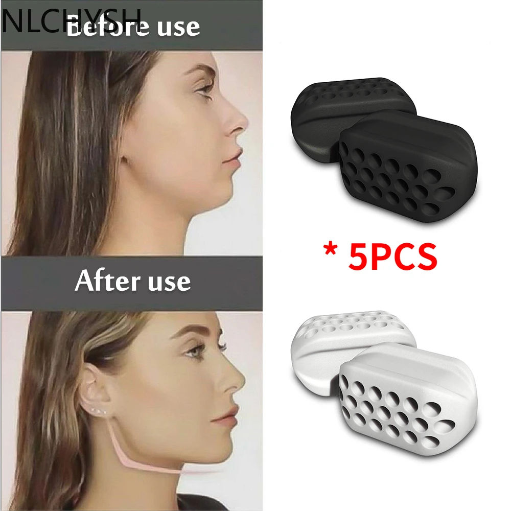 

5PC Jaw Line Exerciser Ball Jaw Line Trainer Face Facial Muscle Exercise Ball JawLine Chew Ball Workout Fitness Equipment