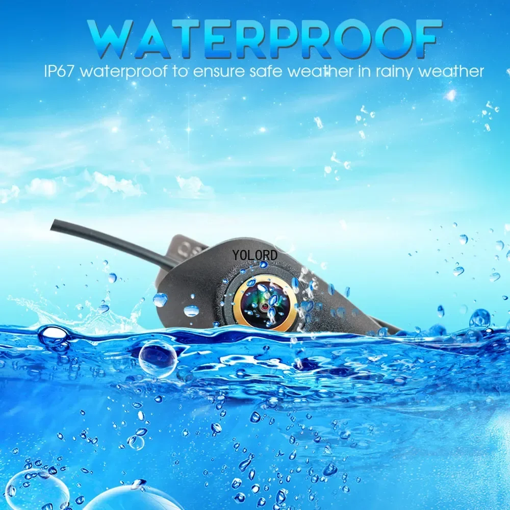 1080P CCD AHD Автомобильная эмблема с логотипом камера переднего вида для Hyundai Elantra Verna