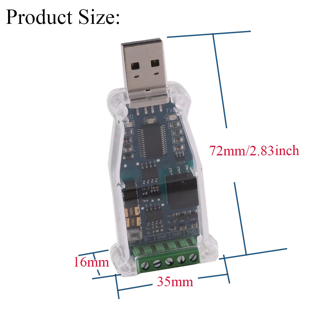 FTDI USB-адаптер для изолированного RS485 RS 485 с последовательным интерфейсом