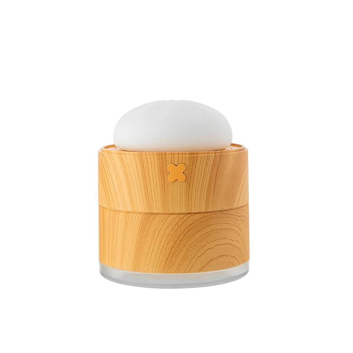 

400Ml Air Humidifier Mini Household Small Steamer Bun Humidifier USB Humidifier LED Night Lamp Wood Grain