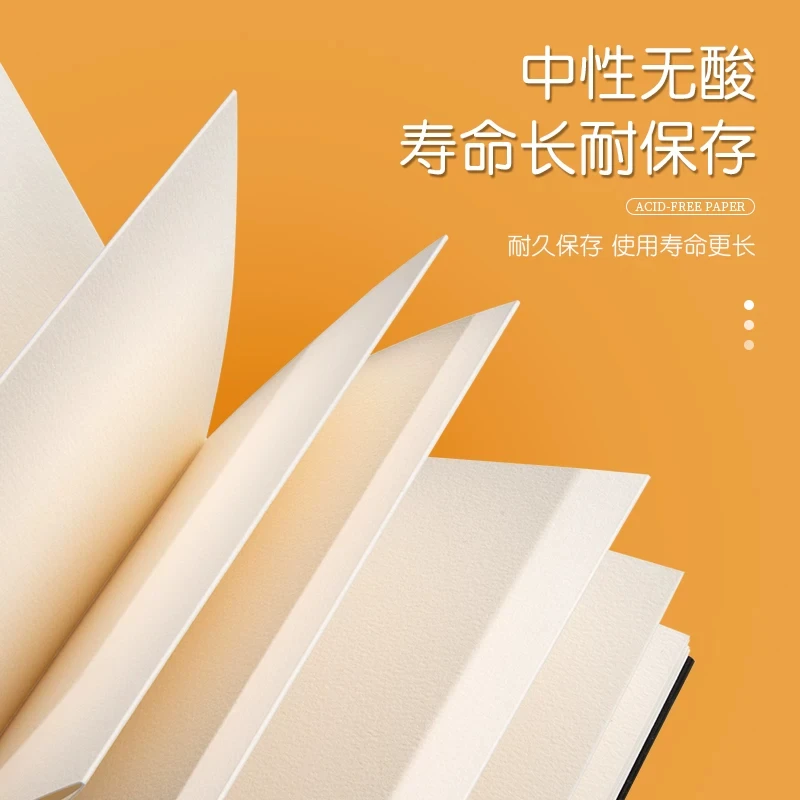Фото Акварельная бумага BaoHong Academy, 300 г, 100% хлопок, для цветных карандашей и акриловых ручек, светлые оттенки, 6.7x6.7x201 дюймов №2