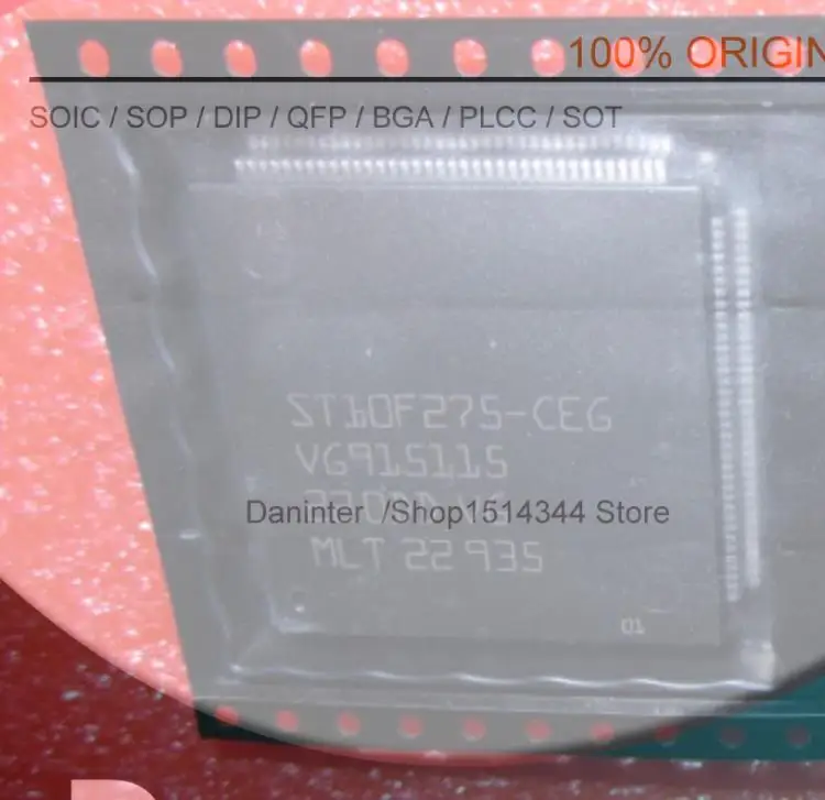 Новый ST10F275-CEG ST10F275 qfp144 5 шт.
