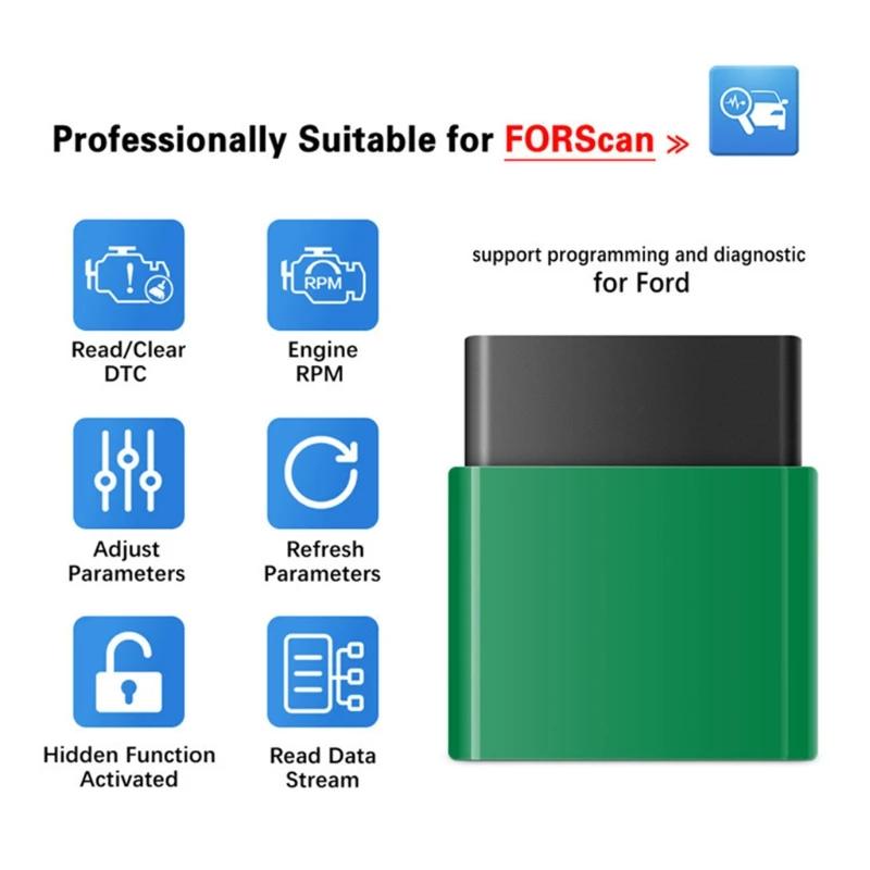 

Vgate VLinker FD OBD2 Car Testing Tools Hidden Scanner Adapter Bluetooth-compatible J2534 Diagnostic Instrument for R2LC