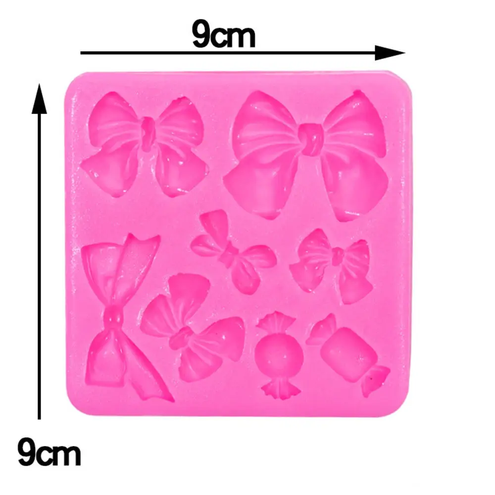 1pcs Bow Knot Resin Art Molds Silicone Fondant Mould Cake Decoration Tools Pastry Kitchen Bakin g Accessories Set 2022 New - купить по