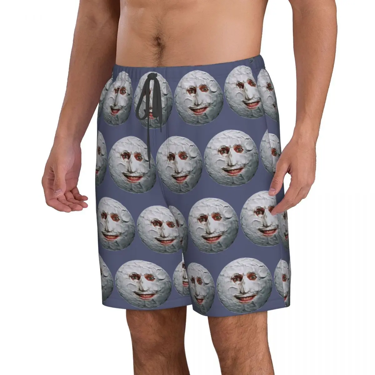 Фото Пляжные шорты The Mighty Boosh Trunks, повседневные быстросохнущие летние мужские штаны для плавания №3