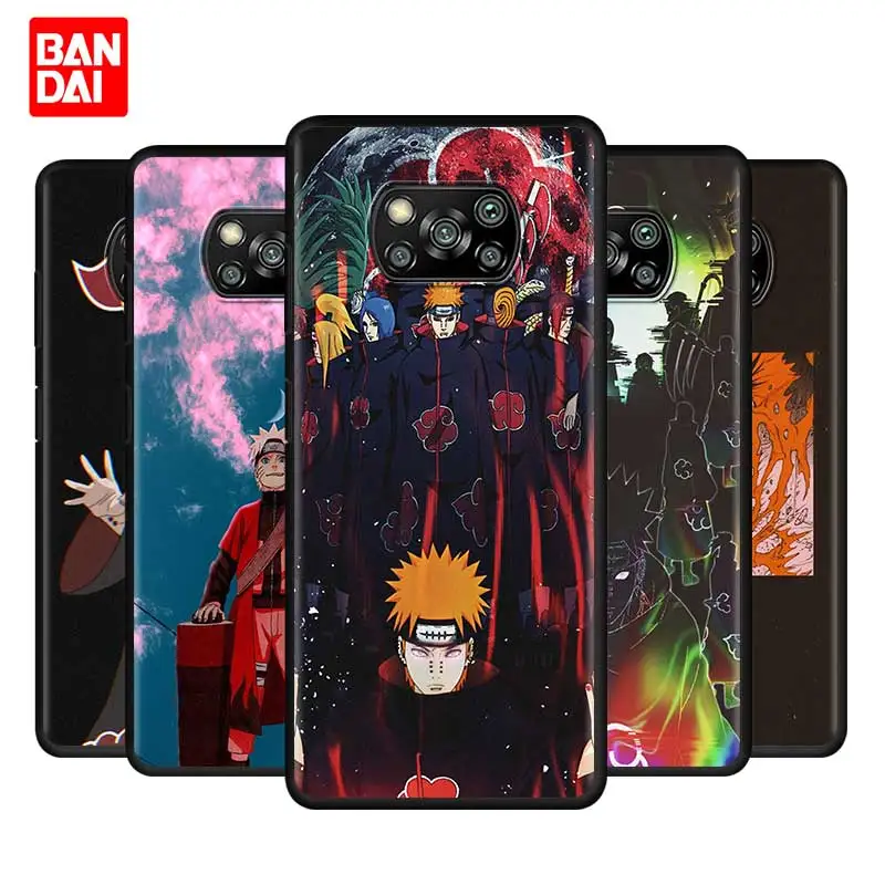 

Anime Naruto Itachi Case for Xiaomi Mi Poco X3 NFC M3 F3 Note 11 10s 10t 9t K40 Pro Plus Ultra Silicone Capinha Coque Cover Bag