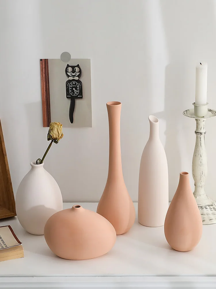 Украшение для гостиной керамическая ваза украшения интерьера белая в китайском