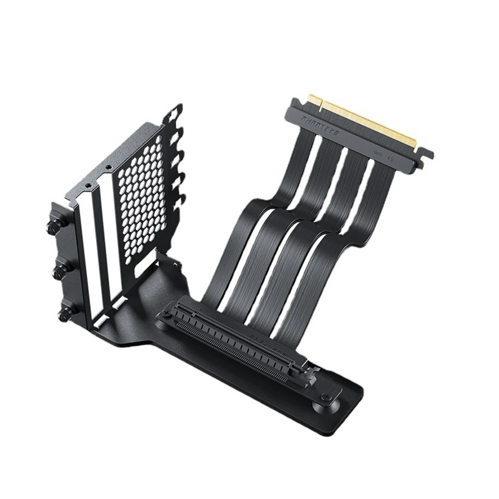 

Phanteks Anti Interference GPU Cable Computer PCIe3.0 X16 / PCIe 4.0 x16 Vertically VGA RTX4090 Card Bracket Suit 7 Slot Mount