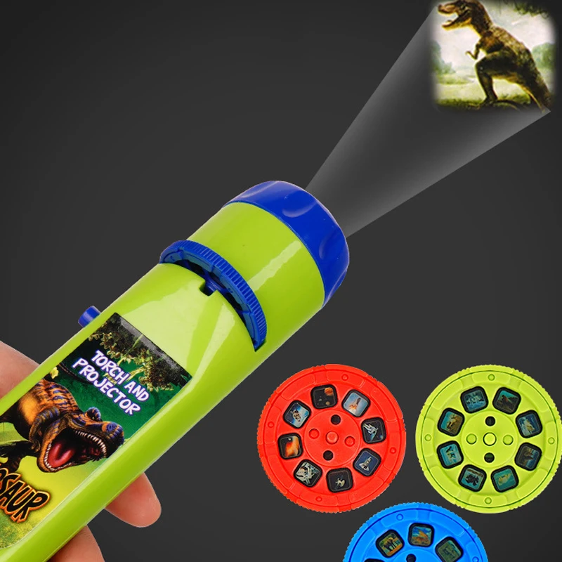 

Projection Flashlight Children Projector Light Cute Cartoon Dinosaur Animal Space Night Photo Light Bedtime Learning Fun Toys