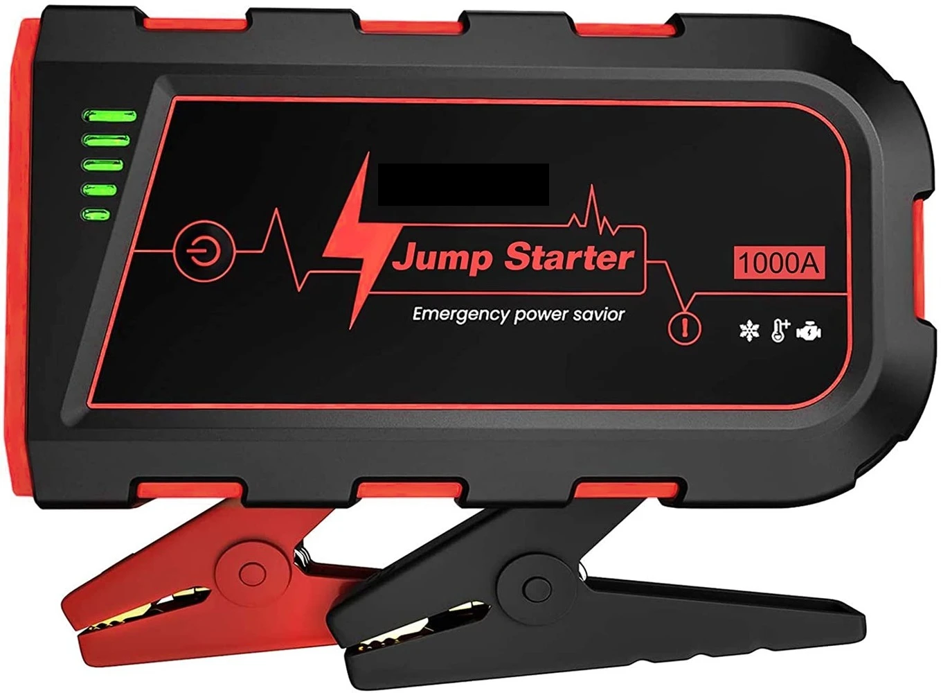 

Up To 7.0L Gas Or 5.5L Diesel Engine 12V Power Pack Auto Battery Booster With Built-in LED Light Car Battery Jump Starter