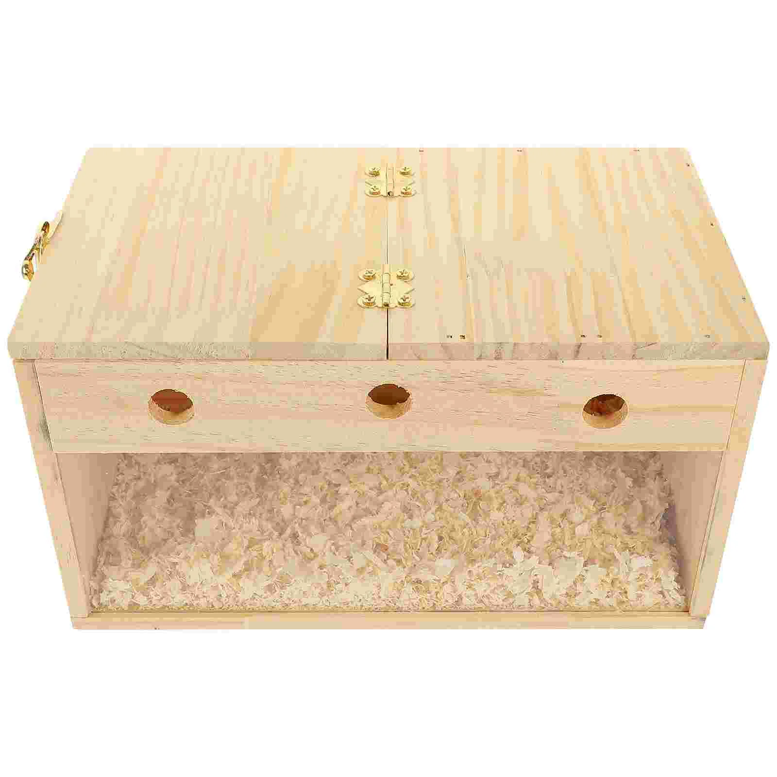 

Parrot Breeding Box Wood Parakeet Nest Accessory Toys Garden Bird House Nests Parakeets Pet Accessories Wooden Birds Supply