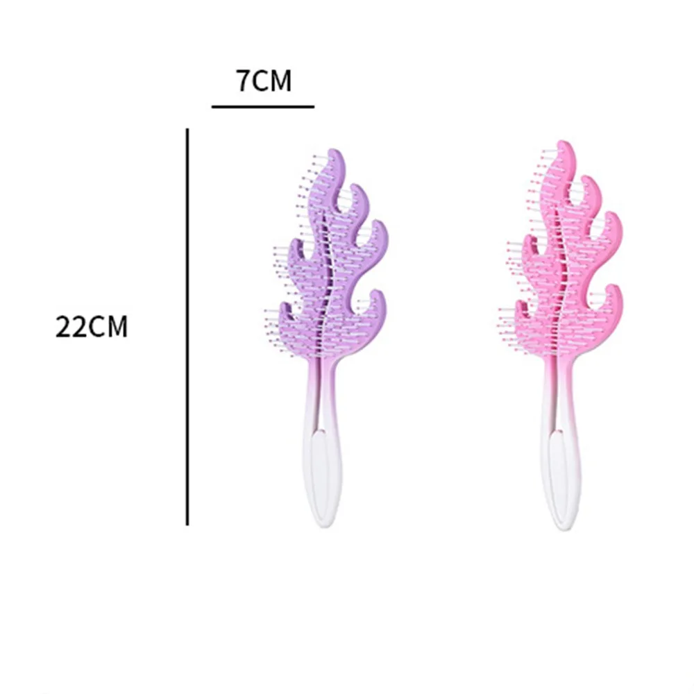 Новый массаж кожи головы полая щетка для волос расчески пластиковый инструмент