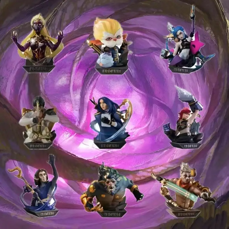 Фото Arcane BlindBox Jinx Vi Caitlyn Ekko Mel Heimerdinger Jayce Powder Viktor Warwic Фигурка Оригинал №1