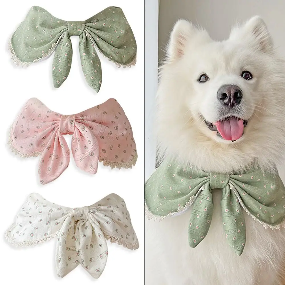 

Cat Supplies Pet Accessories Festival Decoration Washable Dog Bandana Saliva Towel Pet Bib Puppy Cat Scarf