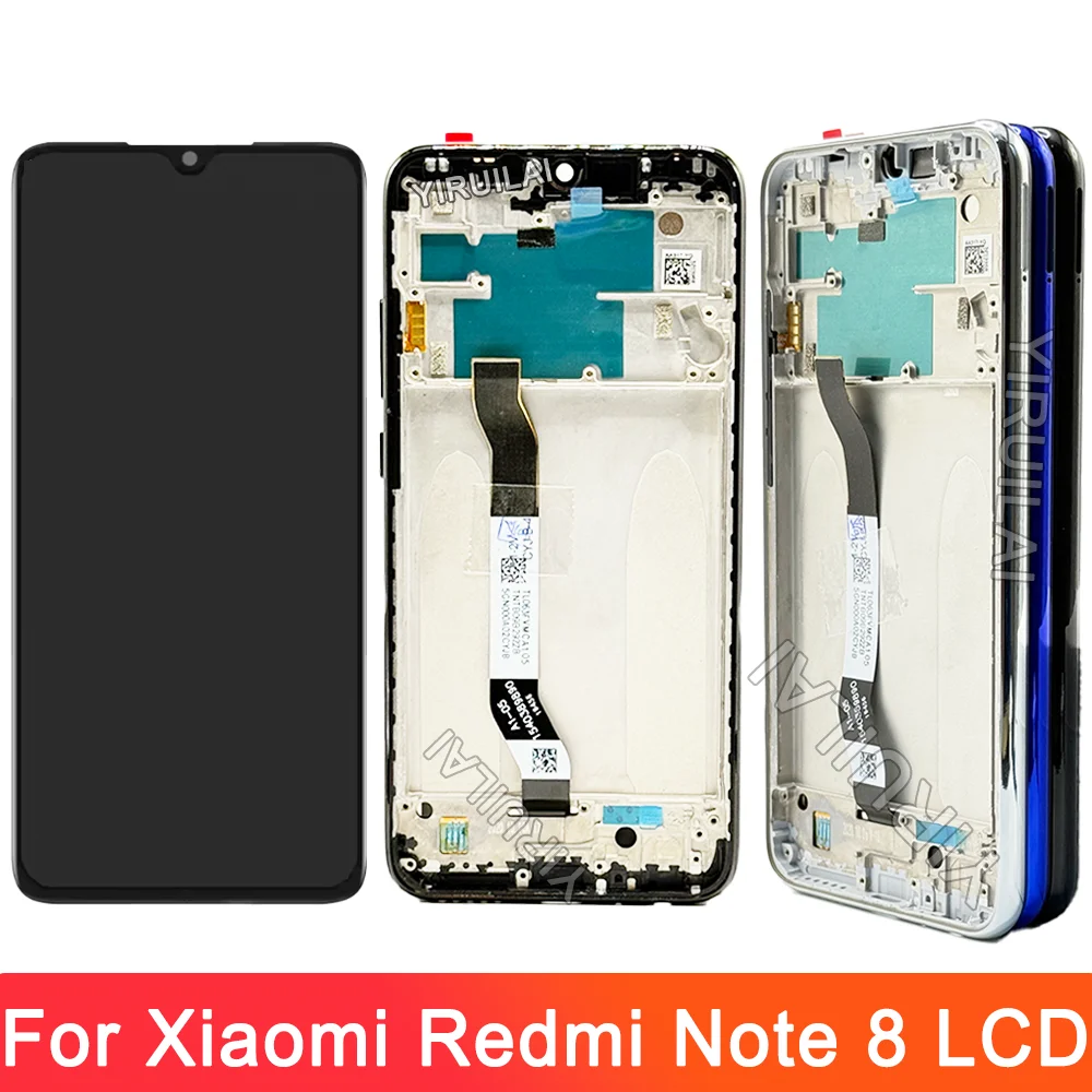 6 3-дюймовый дисплей для Xiaomi Redmi Note 8 ЖК-дисплей с сенсорным экраном в сборе замена