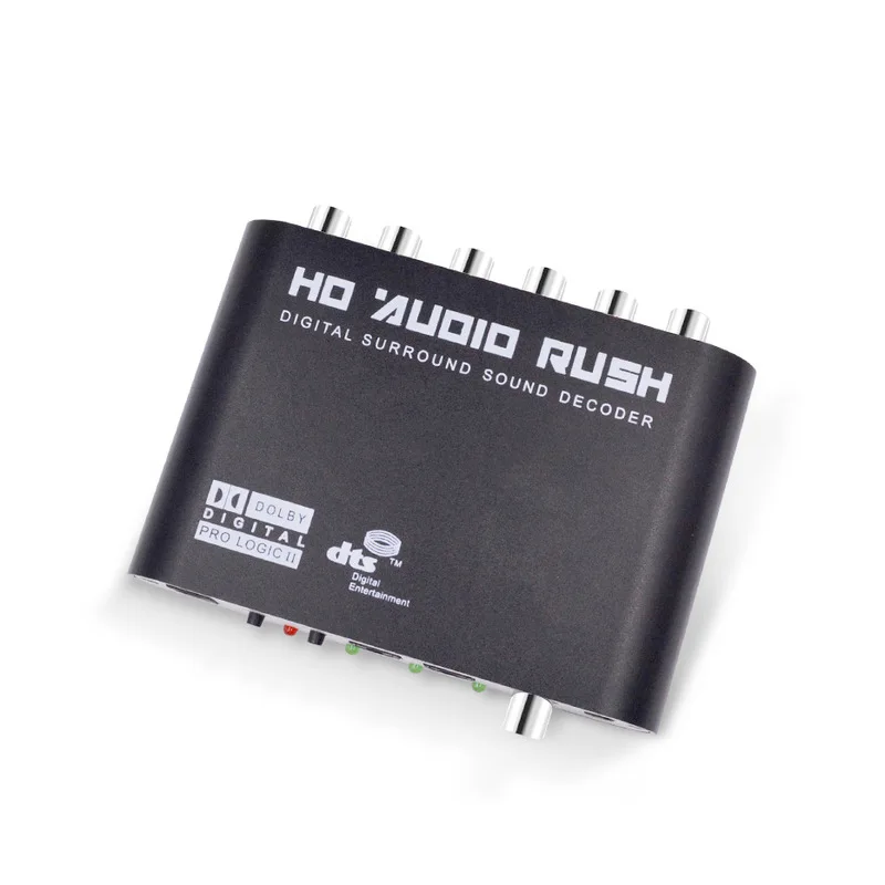 

SPDIF Coaxical to RCA 5.1 Digital Audio Decoder Converter Adapter With Optical Audio Cable RCA DTS AC3 Adapter For PC Laptop PS5