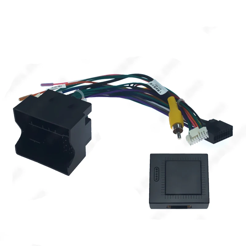 

Car Audio 16PIN Andriod Player Power Calbe Adapter With Canbus Box For Volkswagen Golf 7 Skoda Stereo Plug Wiring Harness