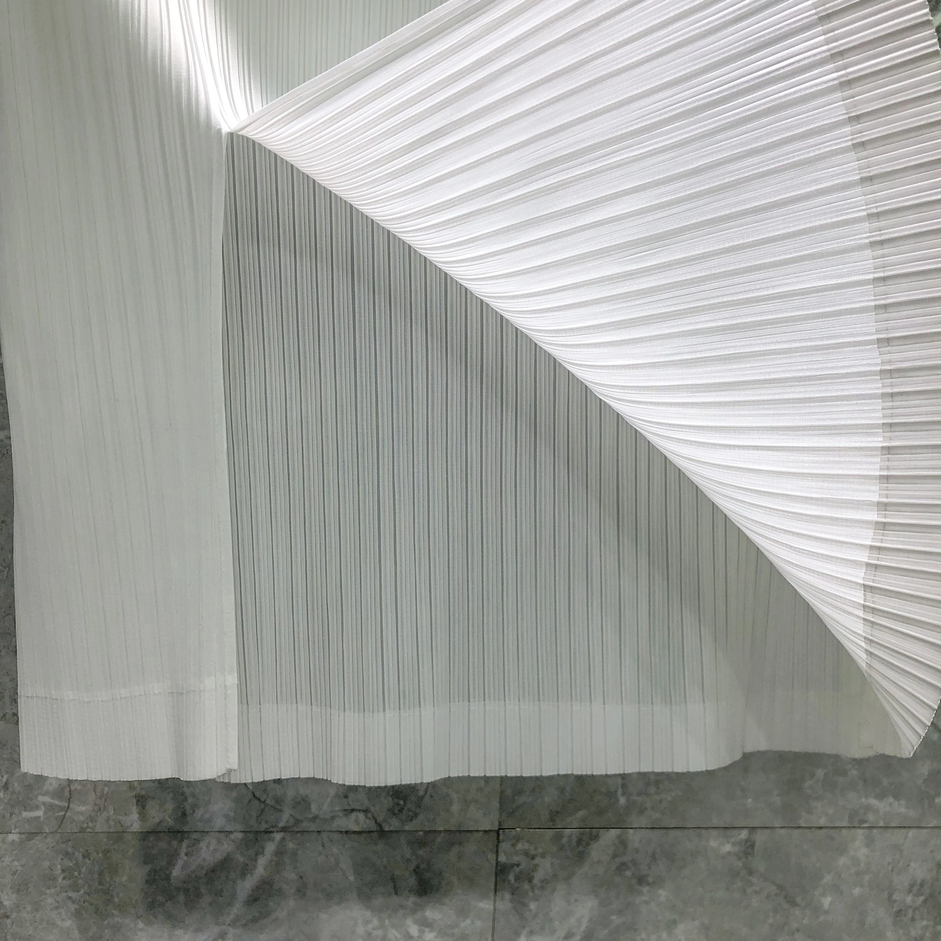 Женское плиссированное платье миаке летнее новое облегающее длинное без рукавов