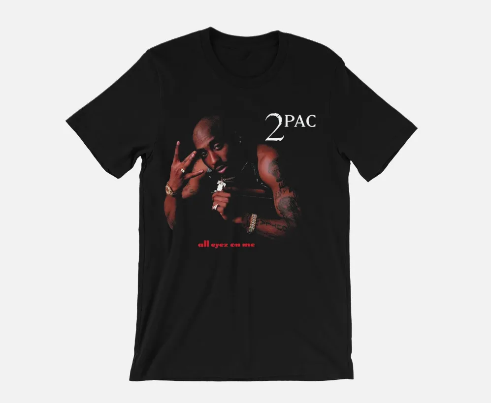 2pac T-Shirt All Eyez On Me album art vntg rap tee Tupac Death Row Snoop