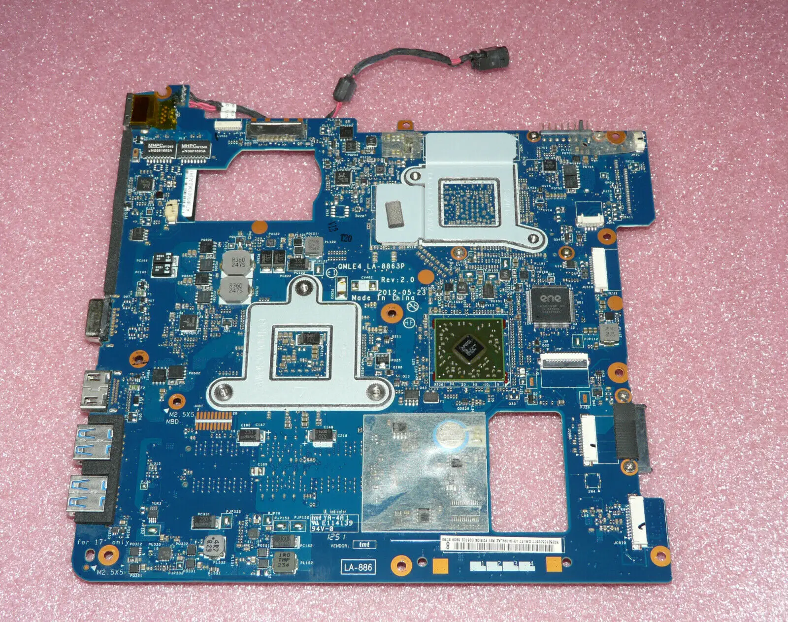 

FOR Samsung NP355V5C NP355E7C Laptop Motherboard LA-8863P NO HEATSINK