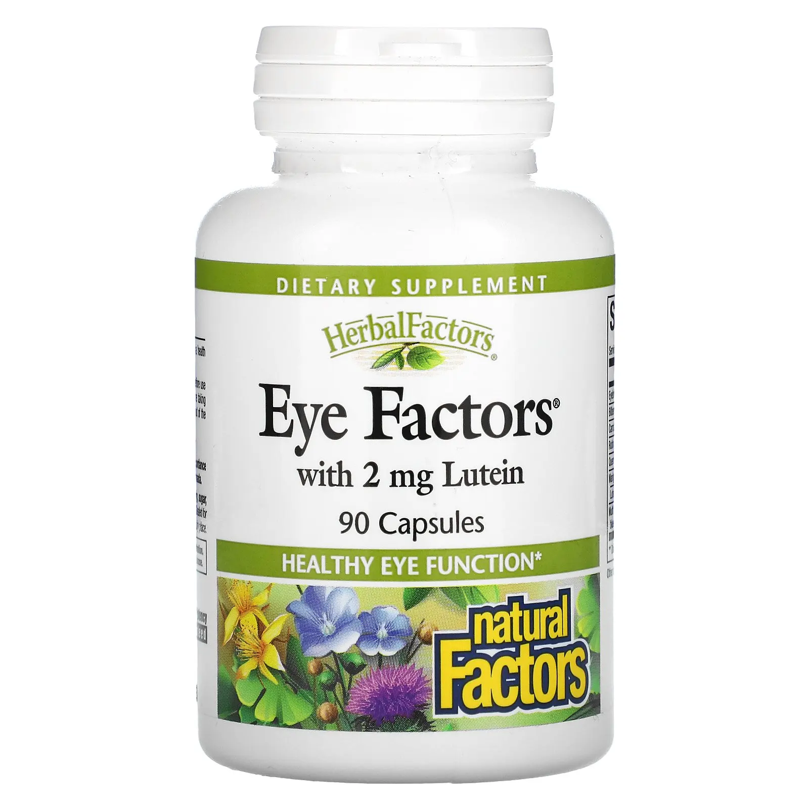Natural Factors Eye Care Factor Lingonberry Rutin Carrot Lutein 90 Capsules