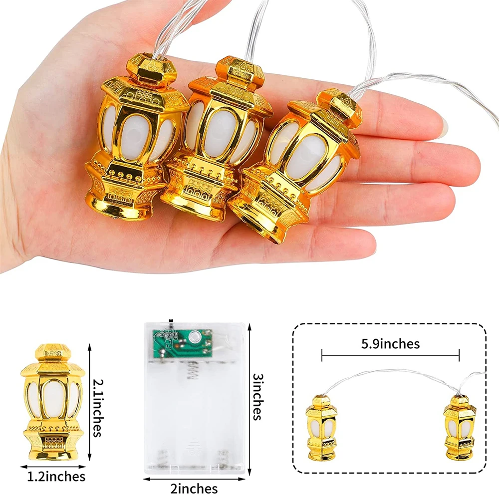 20/10 светодиодов Ближний Восток Арабская мусульманская гирлянда Рамадана