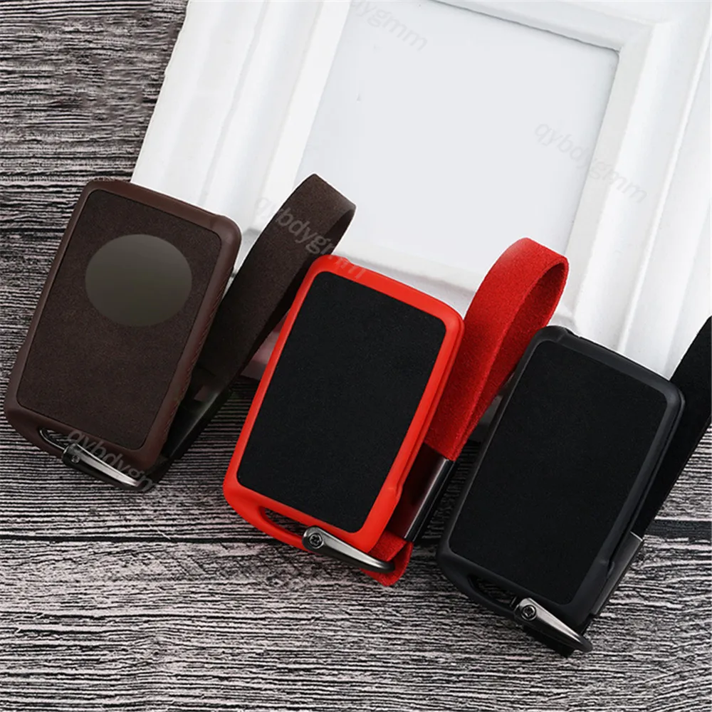 

Suede Leather Car Remote Smart Key Fob Cover Case Protection Shell Skin Holder Keychain Ring For Mazda 3 CX 30 2019 2020 2021
