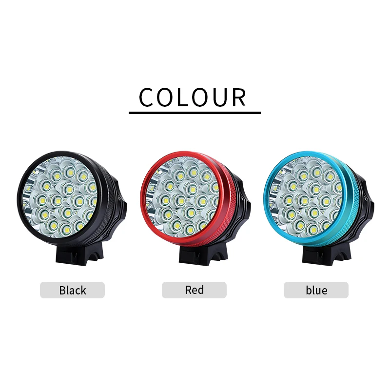 

Bicycle Headlight Strong Light 16T6 LED Lights Night Cycling Light Set
