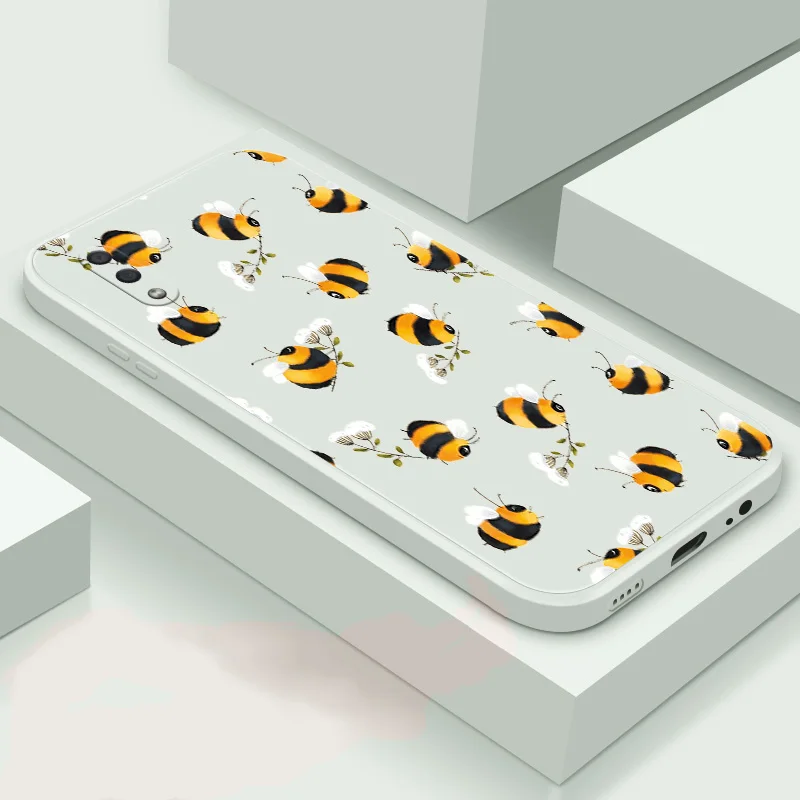 

For Samsung Galaxy A01 Core A02 A02S A03S Case Straight Edge Liquid Cute Cartoon Case Soft TPU Shockproof Silicone Case Cover