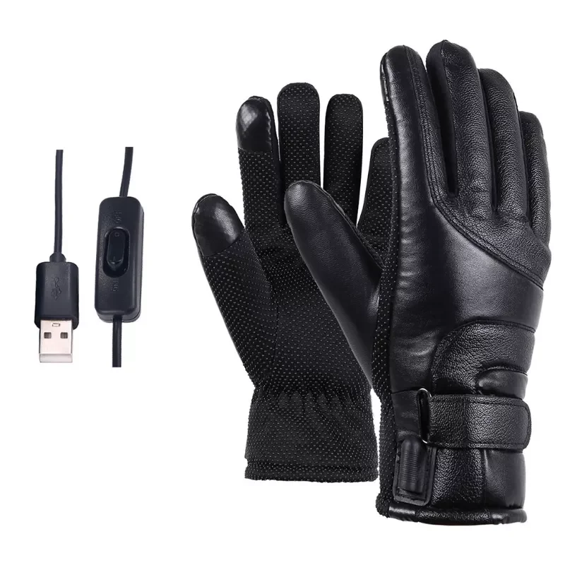 

Heating Thermal Glove Riding Warm Mitten for Men Women Full Finger Glove Touch Screen Gloves