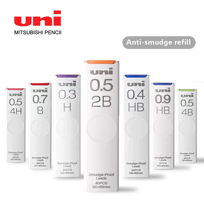 1 Pz Giappone Uni Ul-S Anti-Fouling A Prova Di Sbavature Nucleo Di Piombo Automatico Multi-Specifica Non Facile Da Rompere Sostituzione Del Nucleo Di 