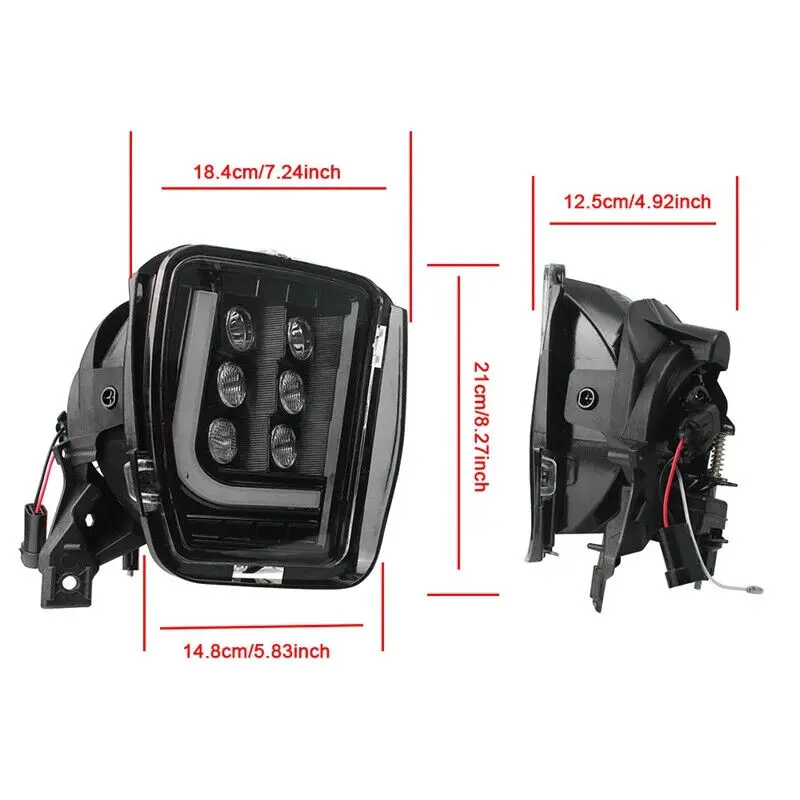 Для Dodge Ram 1500 2013 2014 2015 2016 2017 Светодиодная лампа Противотуманные фары |