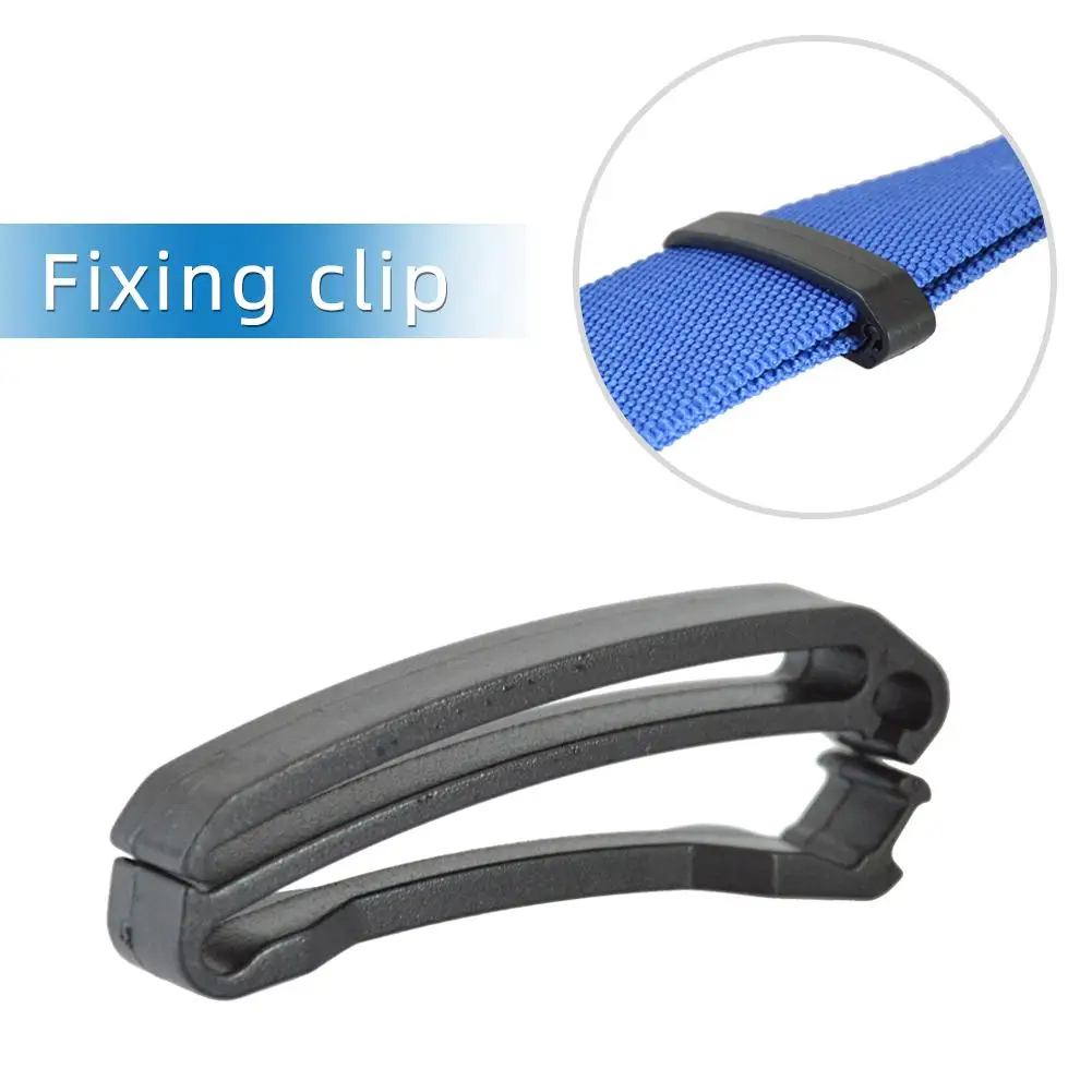 

2Pcs Webbing Tail Clip Fixing Clip Storage Buckle Diving Accessories For Webbing Quick Slip Keeper